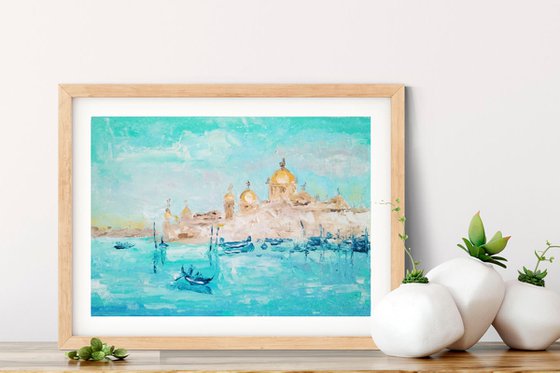 Venice in turquoise light