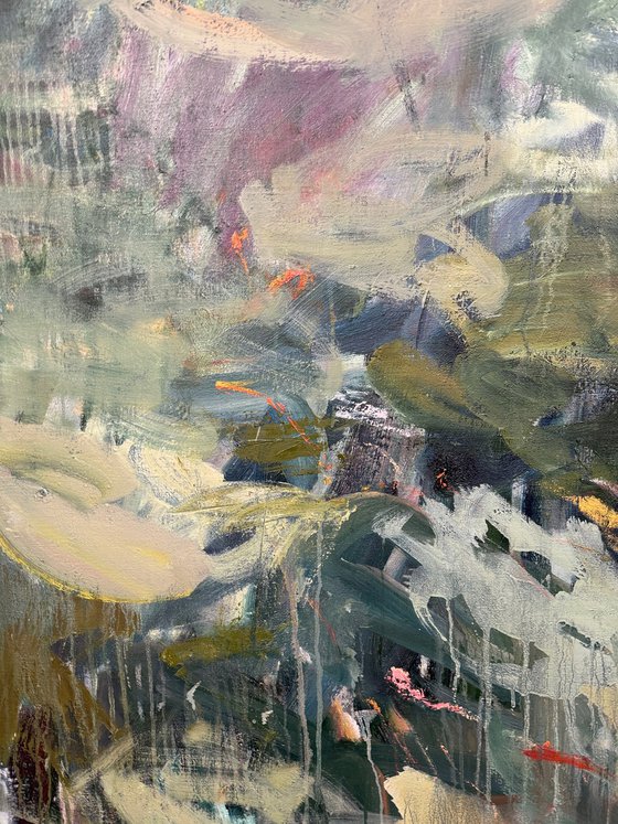 Expressions of depth. Spring pond