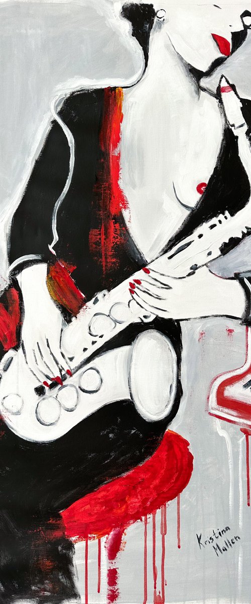 La Saxophoniste by Kristina Mallen