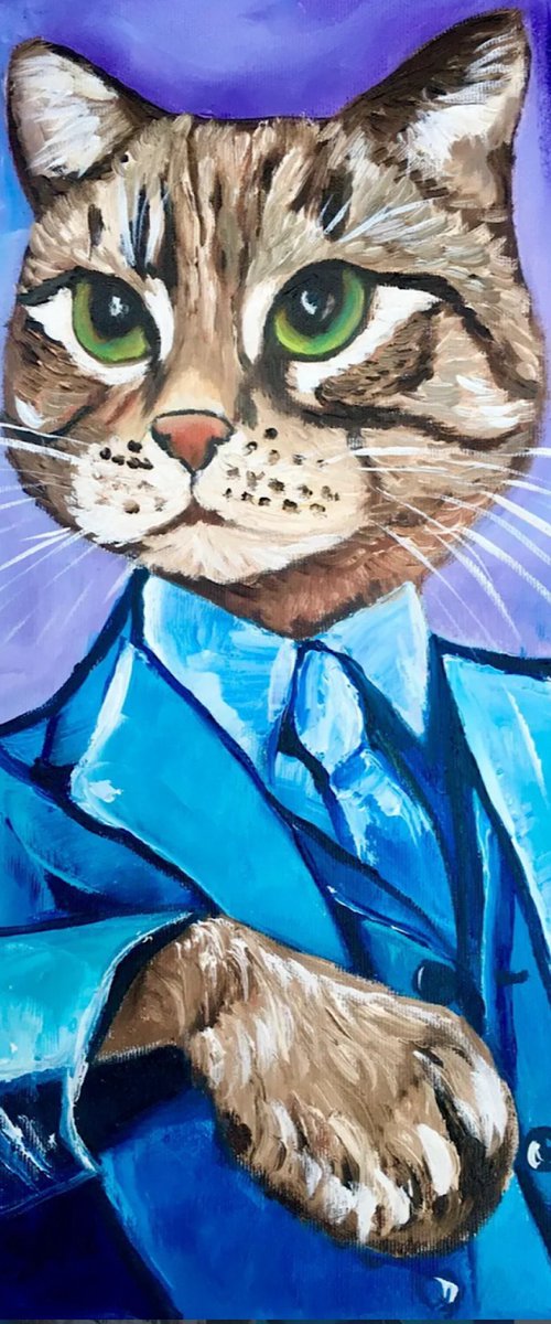 The Cat Of Wall Street. by Olga Koval