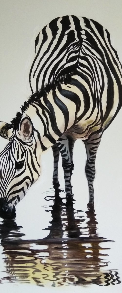 Zebra by Valeriia Radziievska