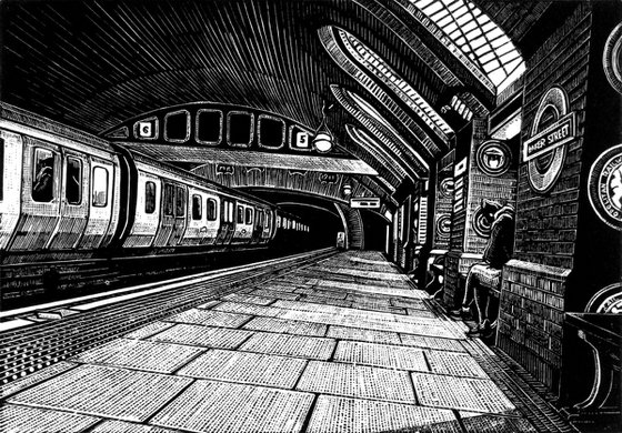 [framed] View Subterranea: Baker Street