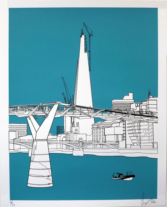 The Shard turquoise