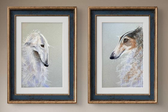 Dog Portraits Soft Pastel