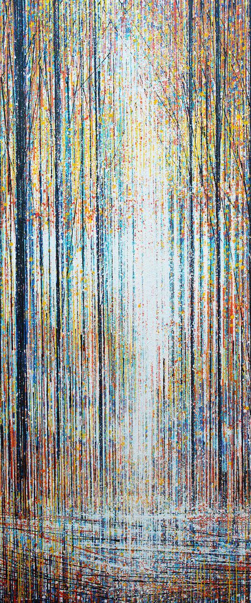 Autumn Falls In The Forest by Marc Todd