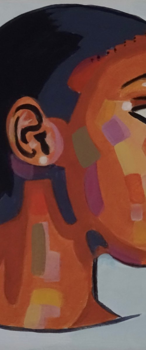 Small Faces Series #9 by Penny Burton