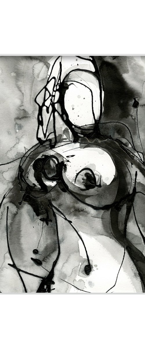 Doodle Nude 9 by Kathy Morton Stanion