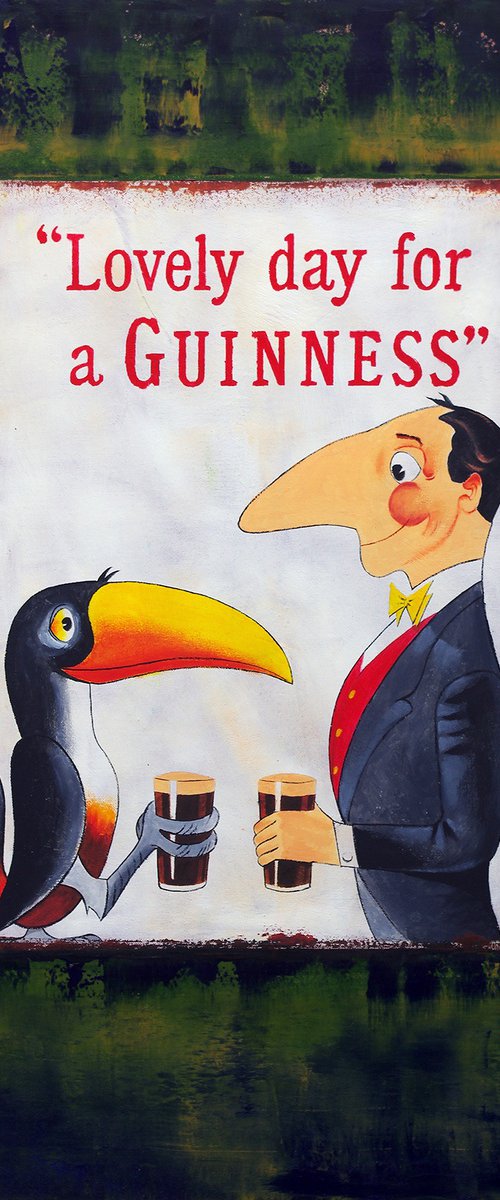 GUINNESS METAL SIGN by Richard Manning