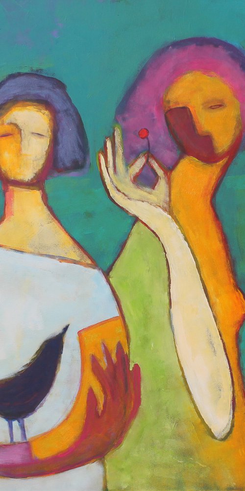 Two sisters. by Tatjana Auschew