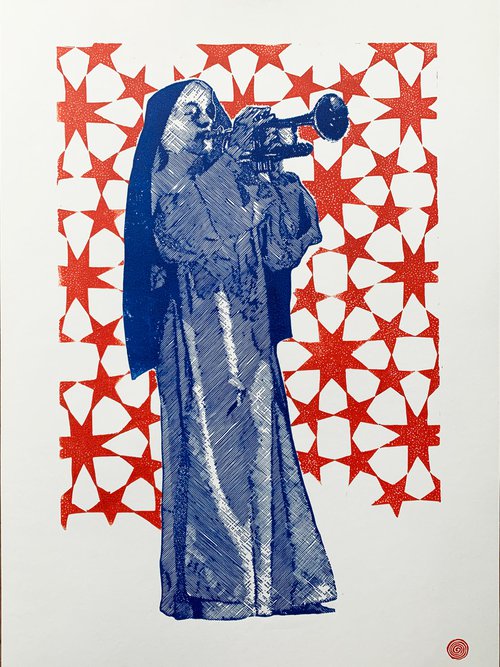 The Nun by Greg Linocuts