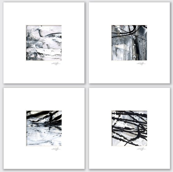 Abstract Magic Collection 3 - 4 Abstract Paintings