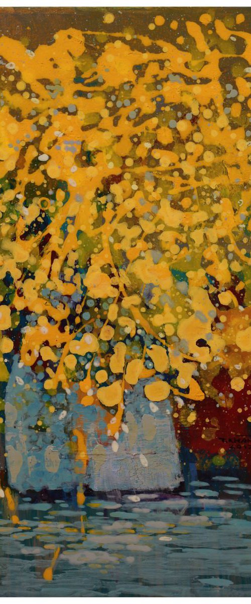 Still Life with Yellow Flowers by The Khanh Bui