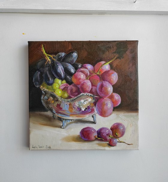 Black Grapes fruit still life