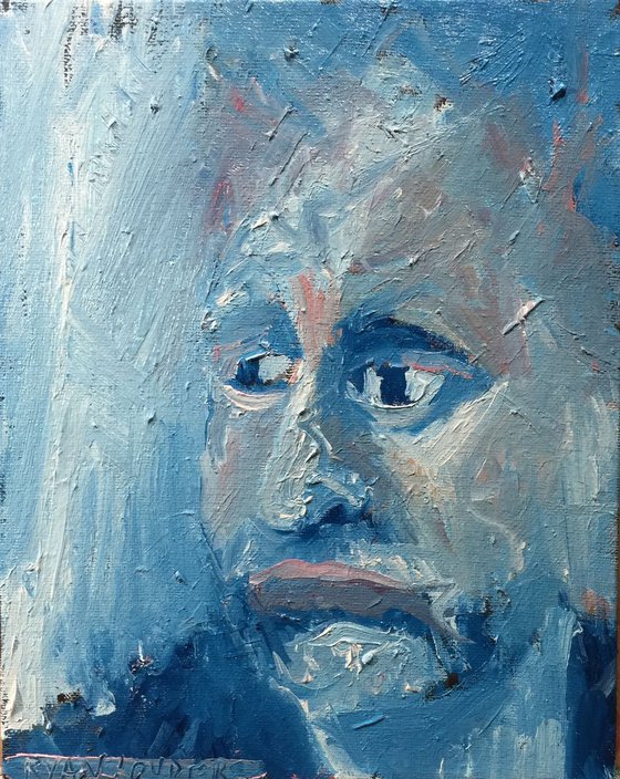 Grumpy Face 9x12