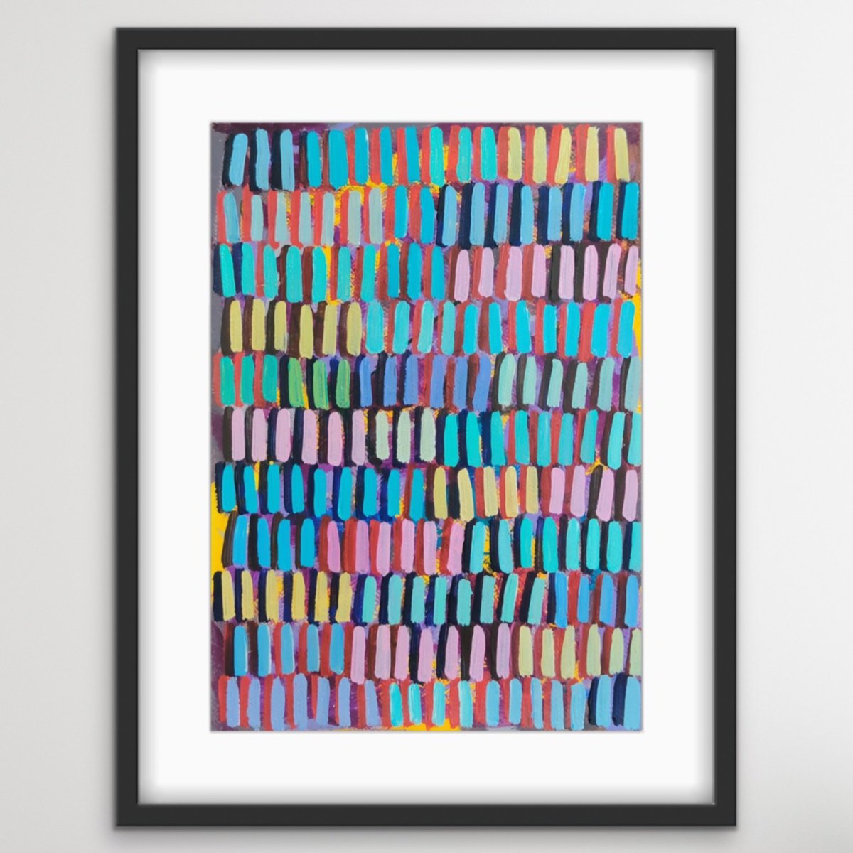 Expressive Abstract Acrylic Painting By Ketki Fadnis, 33 X 16", Want To Have Fun, Original Artwork