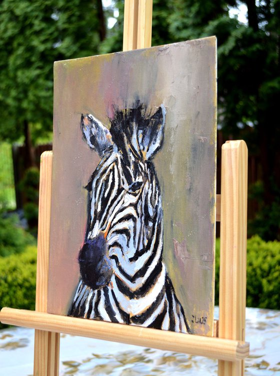 Zebra portrait