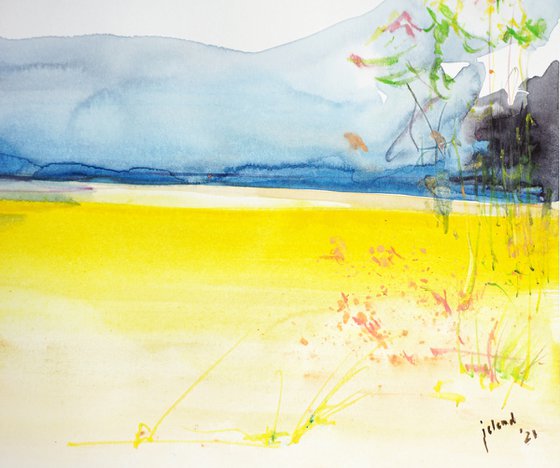 Summer Landscape 21-4 9x12in (22x30cm)