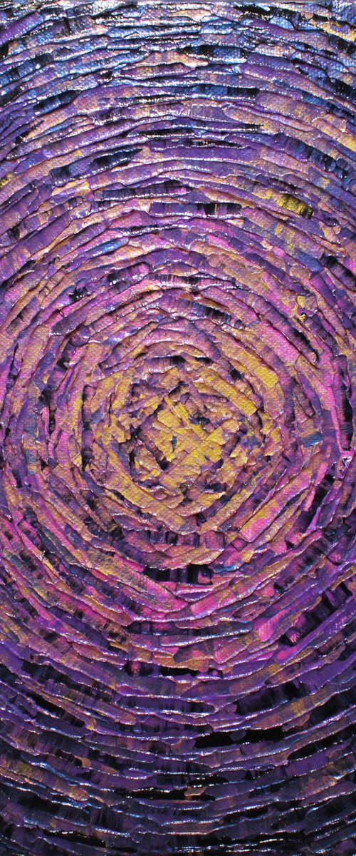 Burst of golden purple color by Jonathan Pradillon