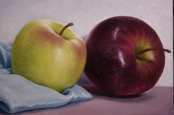 "Still life with apples"