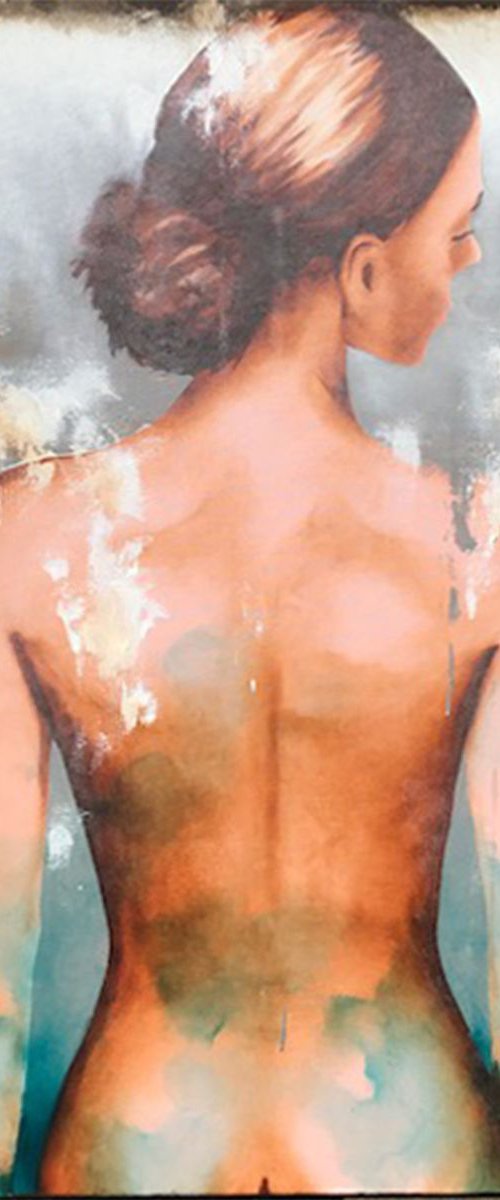 industrial nude (120 x 80 cm) Dee Brown by Dee Brown