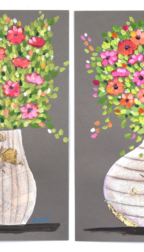 Summer time Love Painting set by Mariann Johansen-Ellis