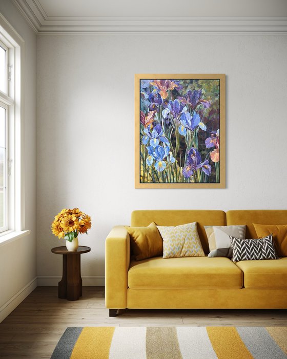 When the irises were big