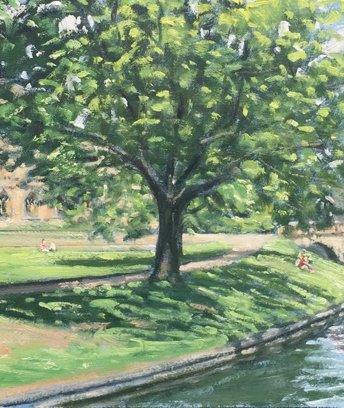 Towards St John's College, Cambridge by Ben Hughes