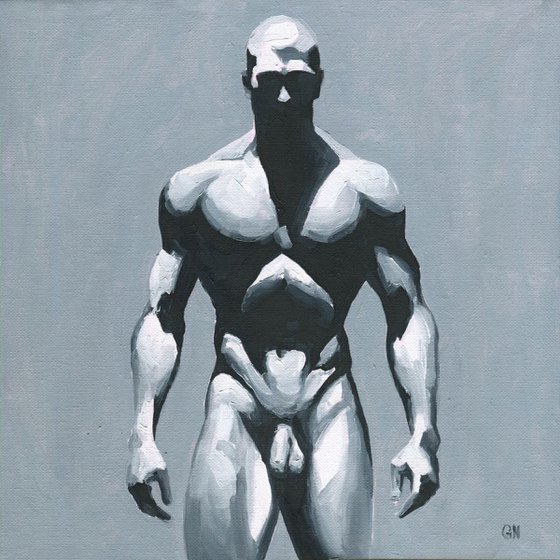 Between Light and Shadow 1 - Male nude