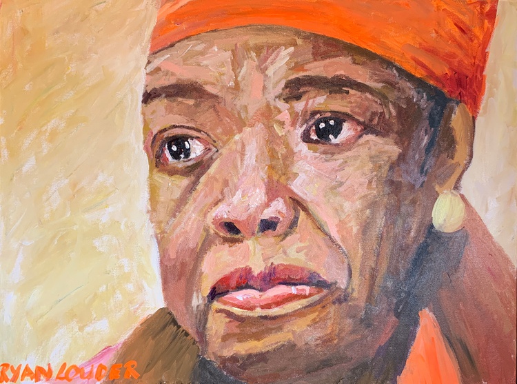 Maya Angelou Painting On Canvas By Ryan Louder Artfinder