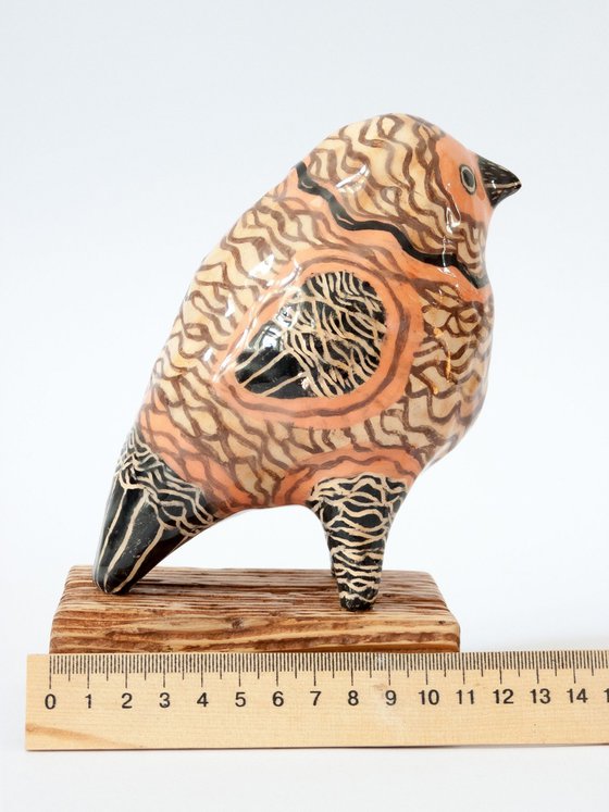 Ceramic sculpture "Bird"