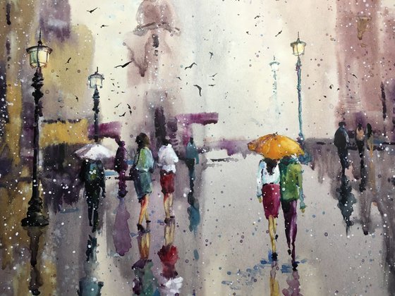 Sold "Rain of colors"