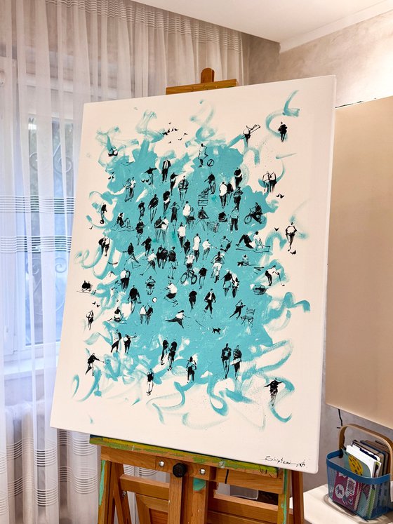 Everyone does their own thing Painting