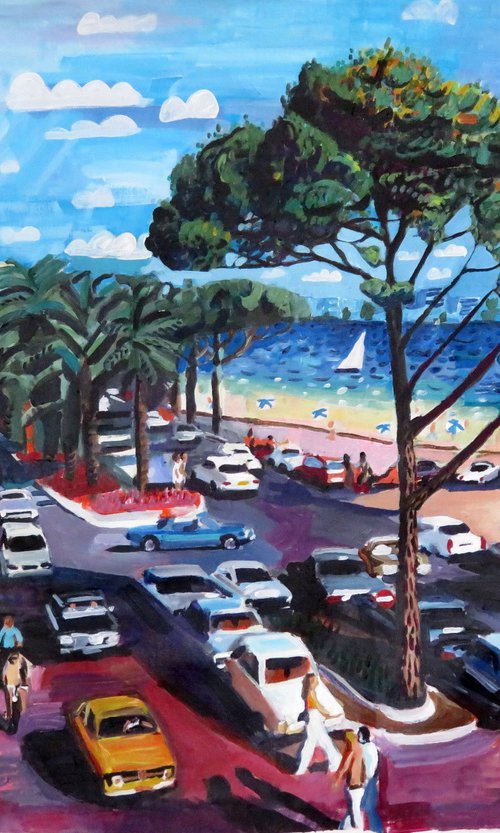 Cannes 1970s - Baie des Anges by Stephen Abela