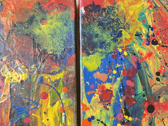 Echoes of Time Peace triptych