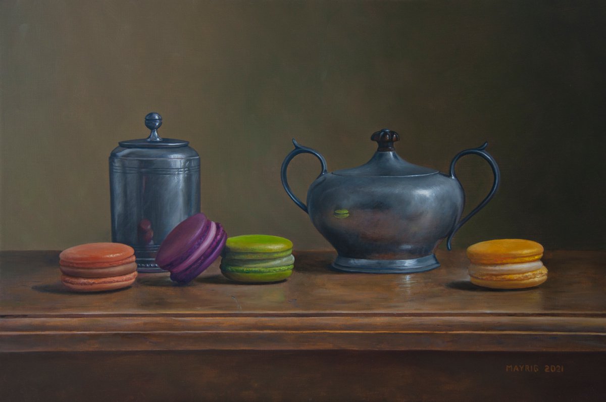 Photorealistic Oil Painting , Taste Of Paris By Mayrig Simonjan, 24 X 16, Artwork For Sale On Artfinder