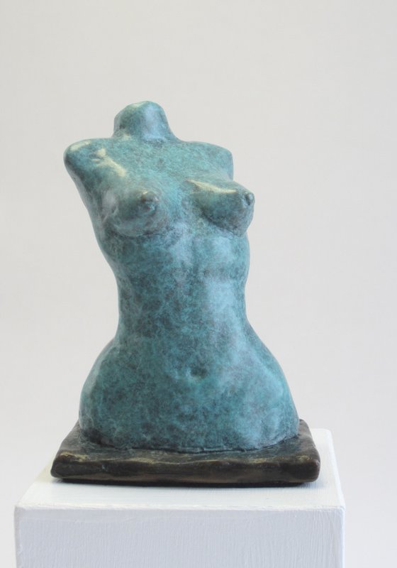 Female Torso in Blue