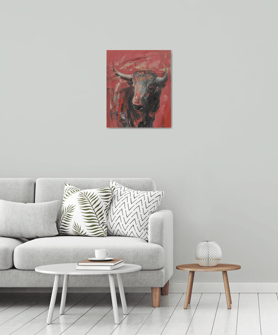 Red Bull(50x60cm oil/canvas)