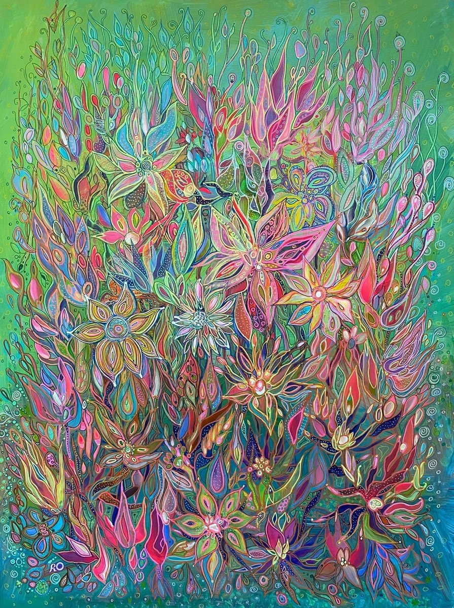  Multicolor By Olga Rokhmanyuk | Roartus, 30 X 40, Artwork For Sale On Artfinder