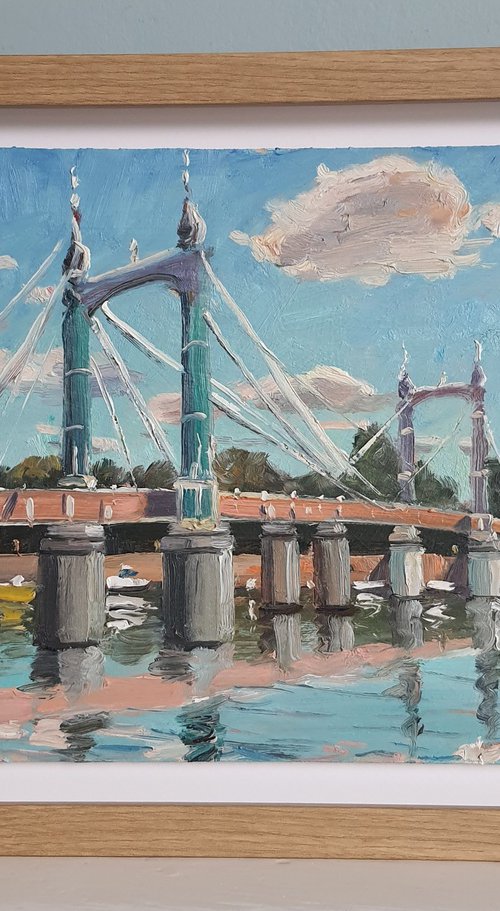 Albert Bridge London by Roberto Ponte