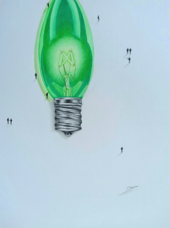 Green Lightbulb