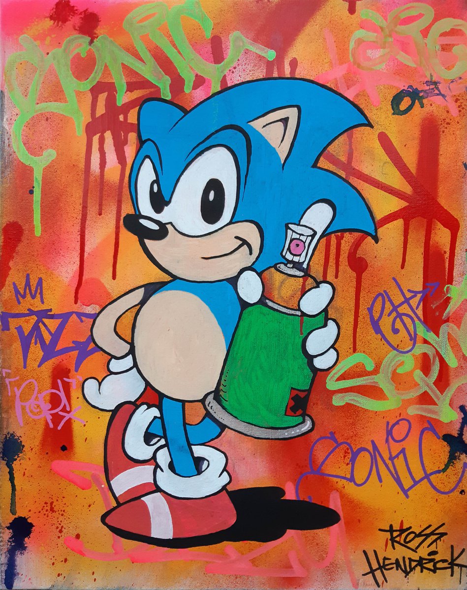 Sonic Spraycan by Ross Hendrick