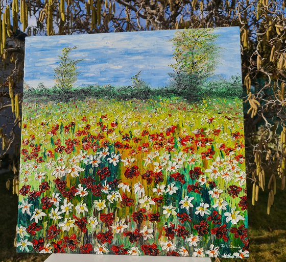 Colored meadow