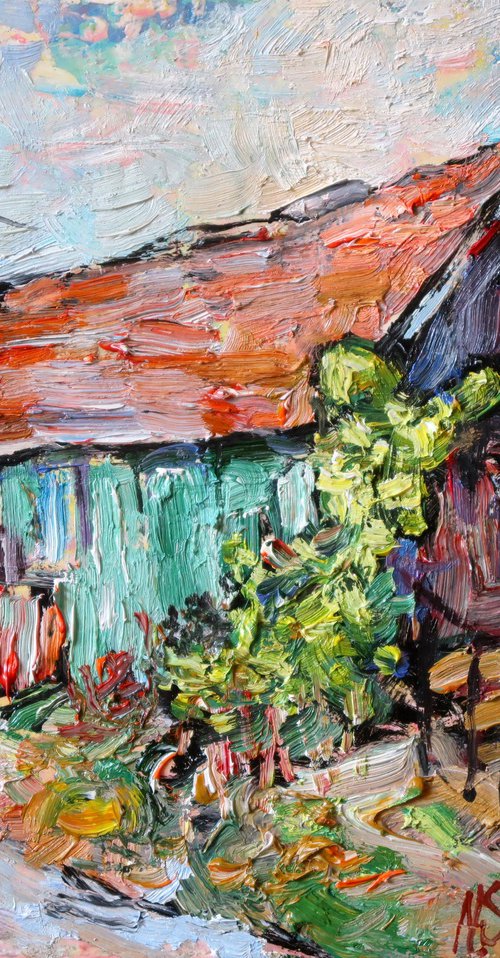 The Fisherman’s Cottage in La Tremblade by Nikifor Swiristuhin
