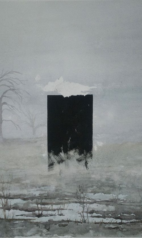 Destruction in the landscape by Eugene Gorbachenko