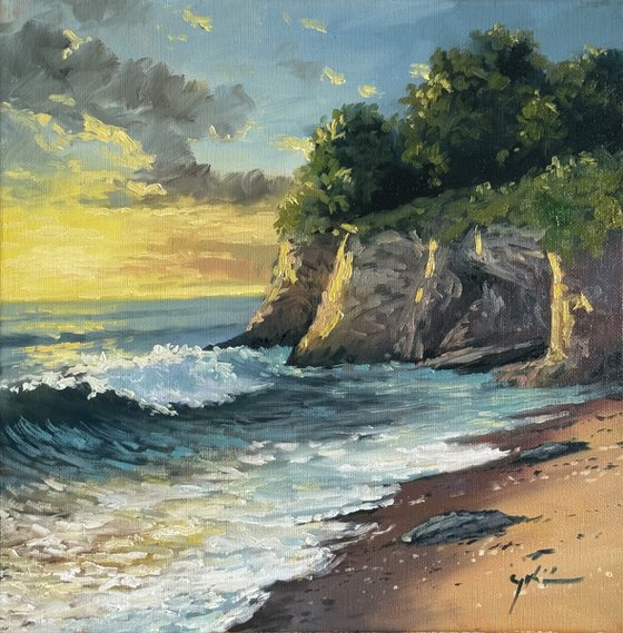 Coastal Sunset Glow