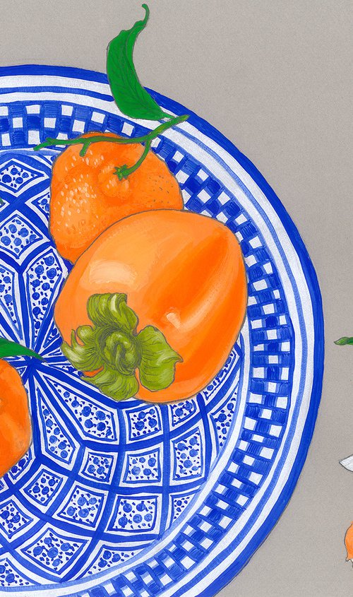 Clementine’s on a Moroccan plate by Natalie Levkovska