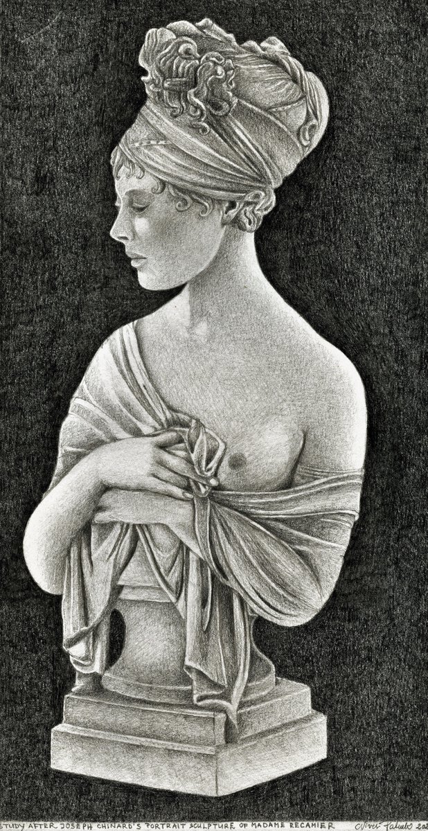 MADAME RECAMIER Study after Neoclassic Sculptor Joseph Chinard by Nives Palmic
