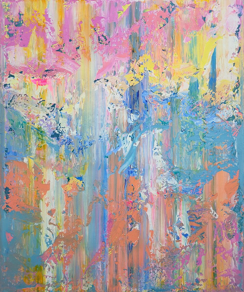 Abstract 23100 Acrylic painting by Alex Senchenko | Artfinder