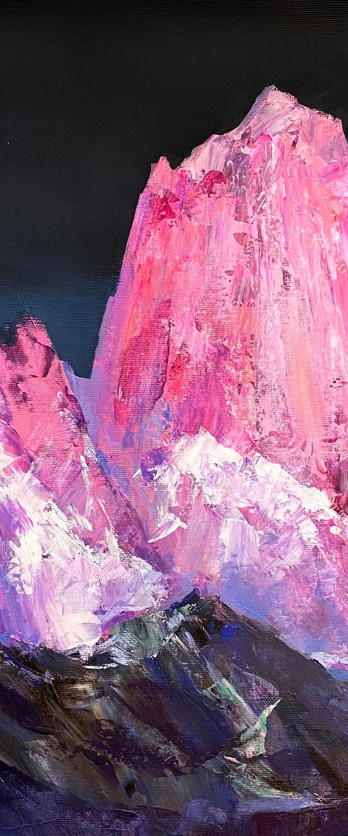 Pink peaks by Tetiana Shendryk