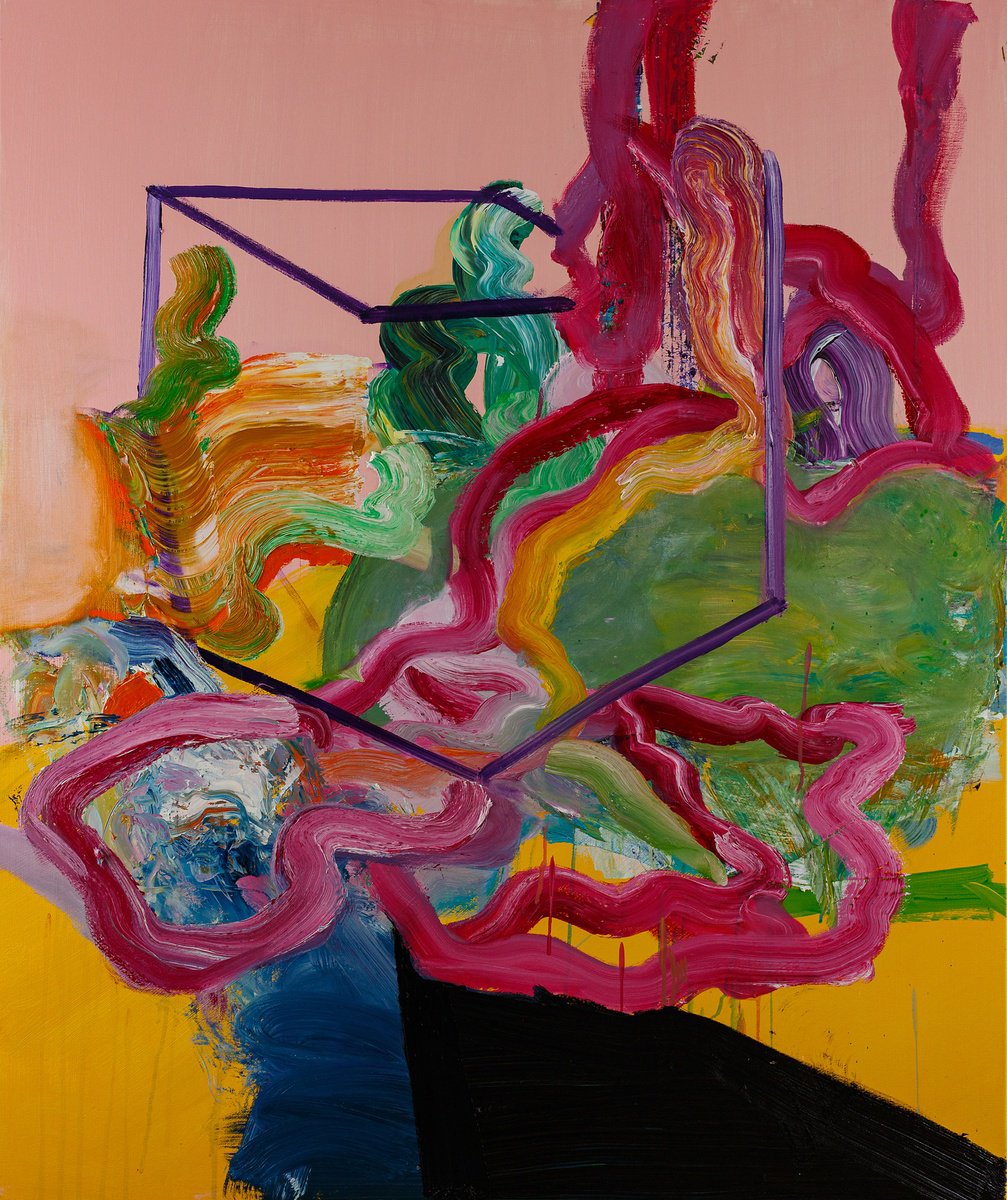 Organic Abstract Acrylic Painting By Bogdan Bianca Ioana, 39 X 47, Untitled 1.0, Original Artwork